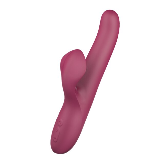 G Spot Dildo Telescopic Rotating Vibrator - Lusty Age