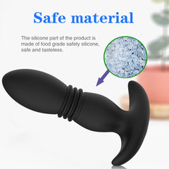 3 Folds Thrusting Vibration Butt Plug & Prostate Massager - Lusty Age