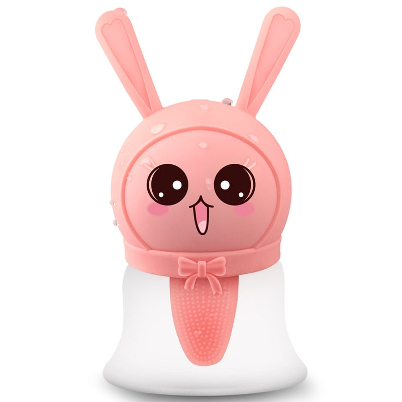 Rabbit Breast Tongue Licking Sucking Heating  Vibrator - Lusty Age