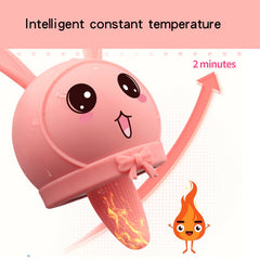 Rabbit Breast Tongue Licking Sucking Heating  Vibrator - Lusty Age