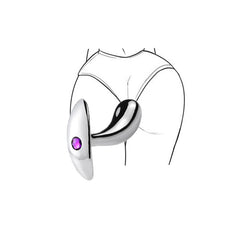 Unisex metal anal beads butt plug - Lusty Age