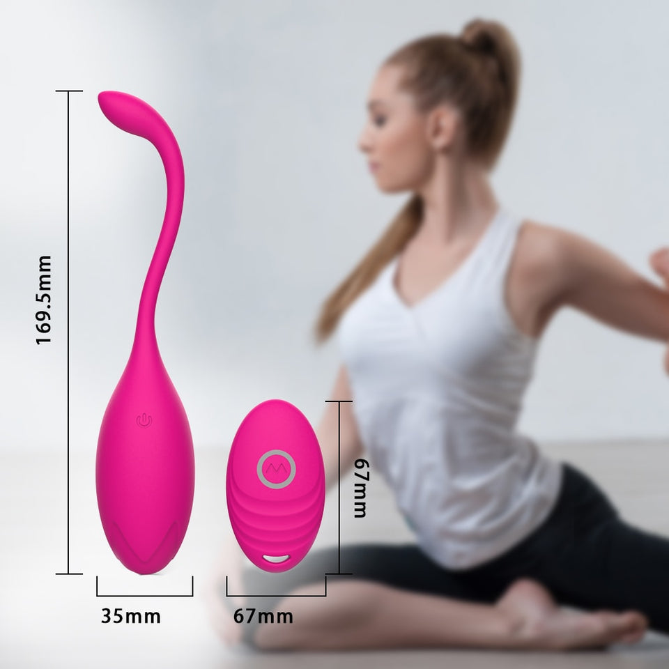 Kegel Exercise Vaginal Ball Remote Control Bullet Vibrator - Lusty Age