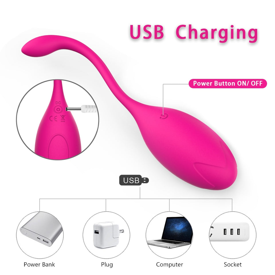 Kegel Exercise Vaginal Ball Remote Control Bullet Vibrator - Lusty Age