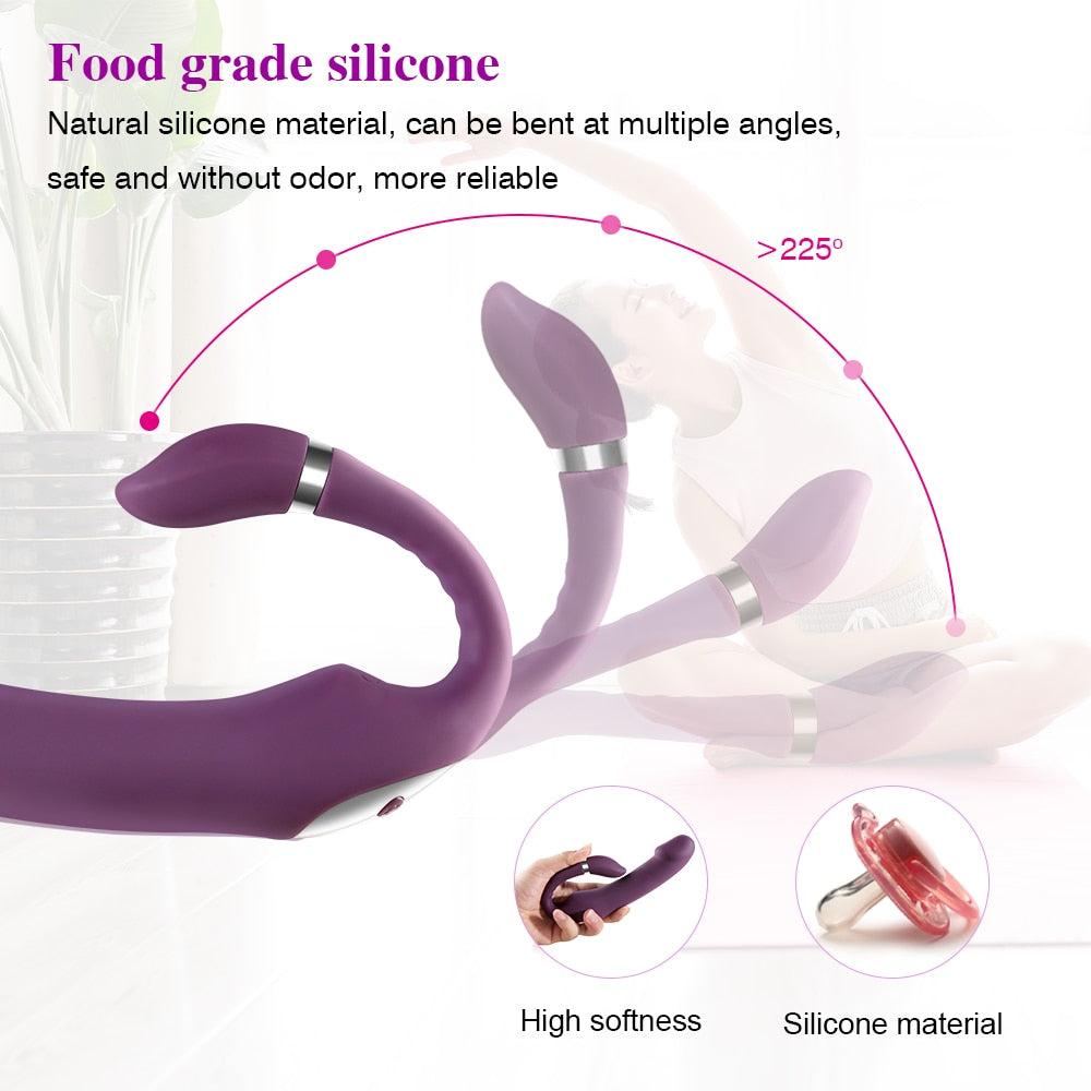 Heating Dildo Vibrator for G-Spot & Clitoral Stimulation - Lusty Age