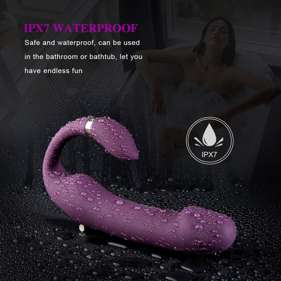 Heating Dildo Vibrator for G-Spot & Clitoral Stimulation - Lusty Age