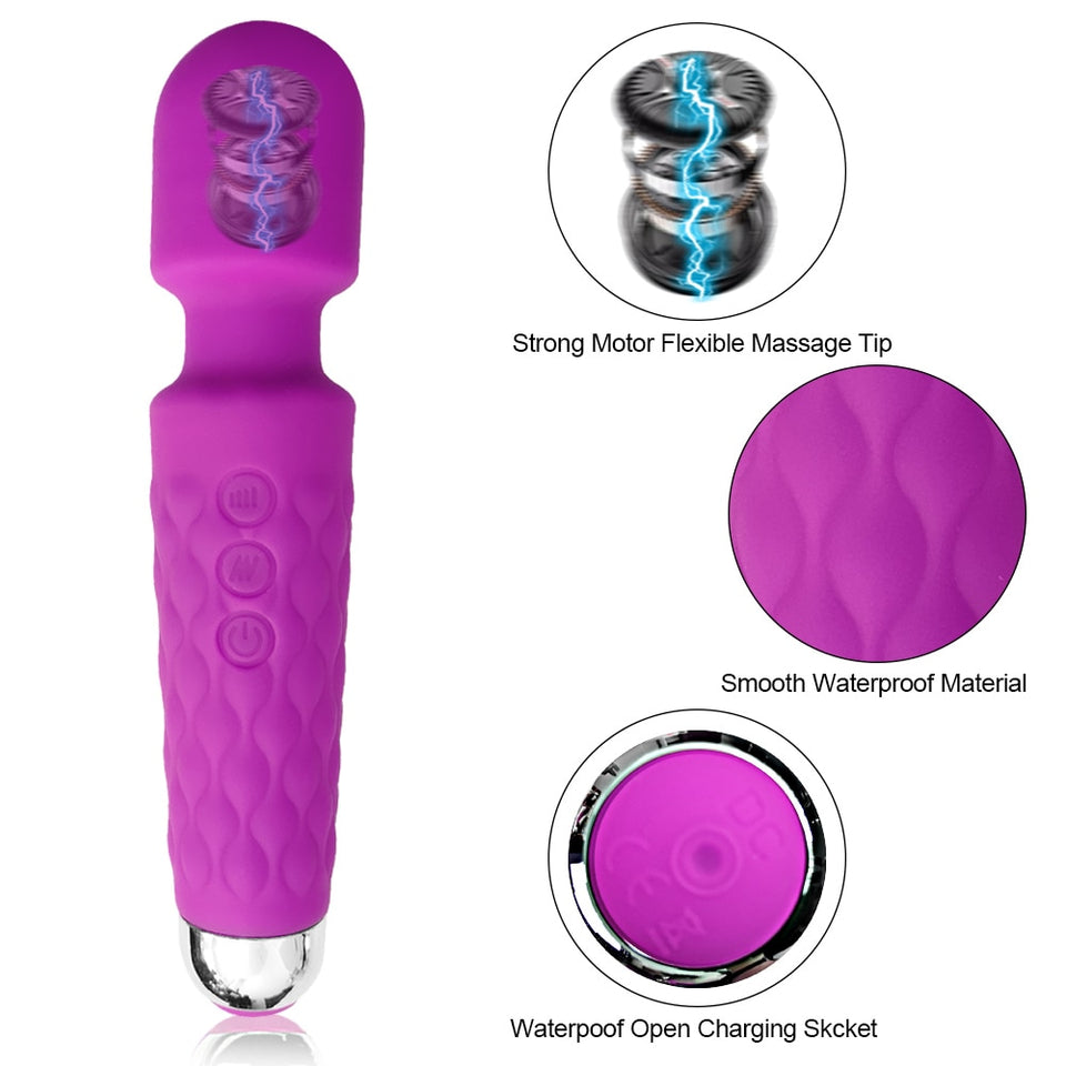 Mini AV Magic Wand Massager - Lusty Age