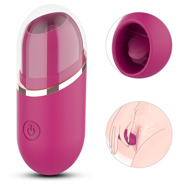 Clitoral Sucking Tongue Licking Clitoris Stimulation Mini Toy - Lusty Age