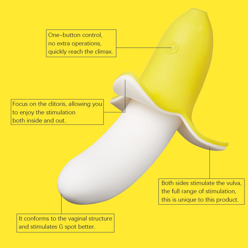 Half Peeled Banana G Spot Vibrator - Lusty Age