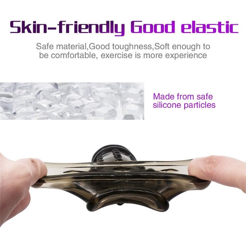 Silicone Reusable Penis Sleeve - Lusty Age