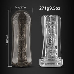 Male Masturbators Cup Vagina for Men Pocket Pussy And Blowjob Simulator - Lusty Age