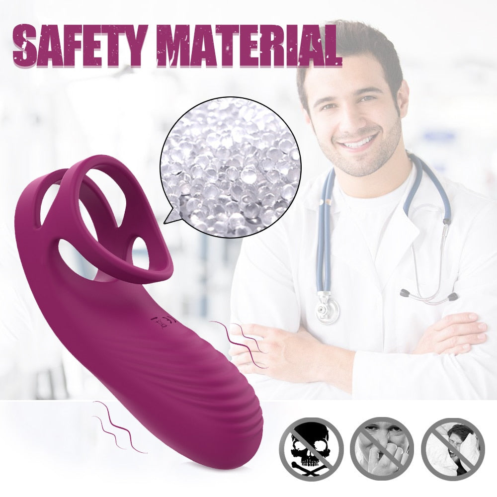 Couples Vibrating Penis Ring - Lusty Age