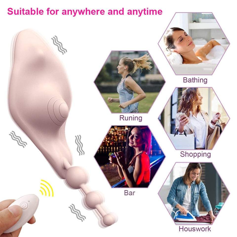 Female Clitoral Stimulator Remote Control Panties Vibrator - Lusty Age