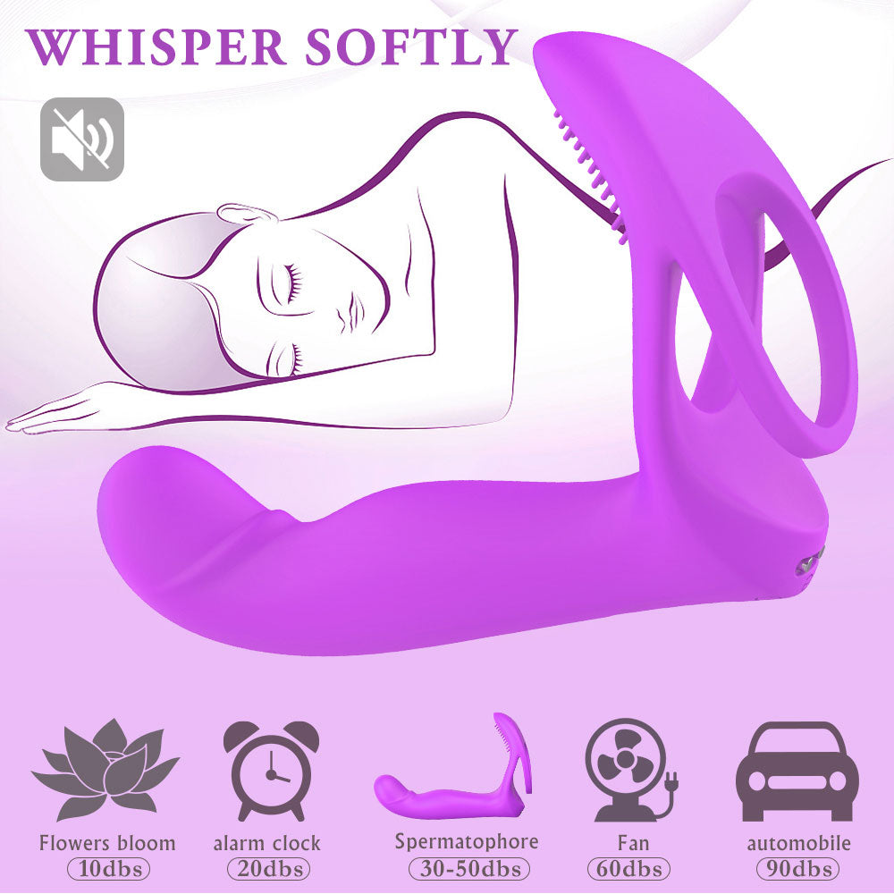 Couples Long Lasting Erection Penis Vibrator And Vagina Clitoris Stimulator - Lusty Age