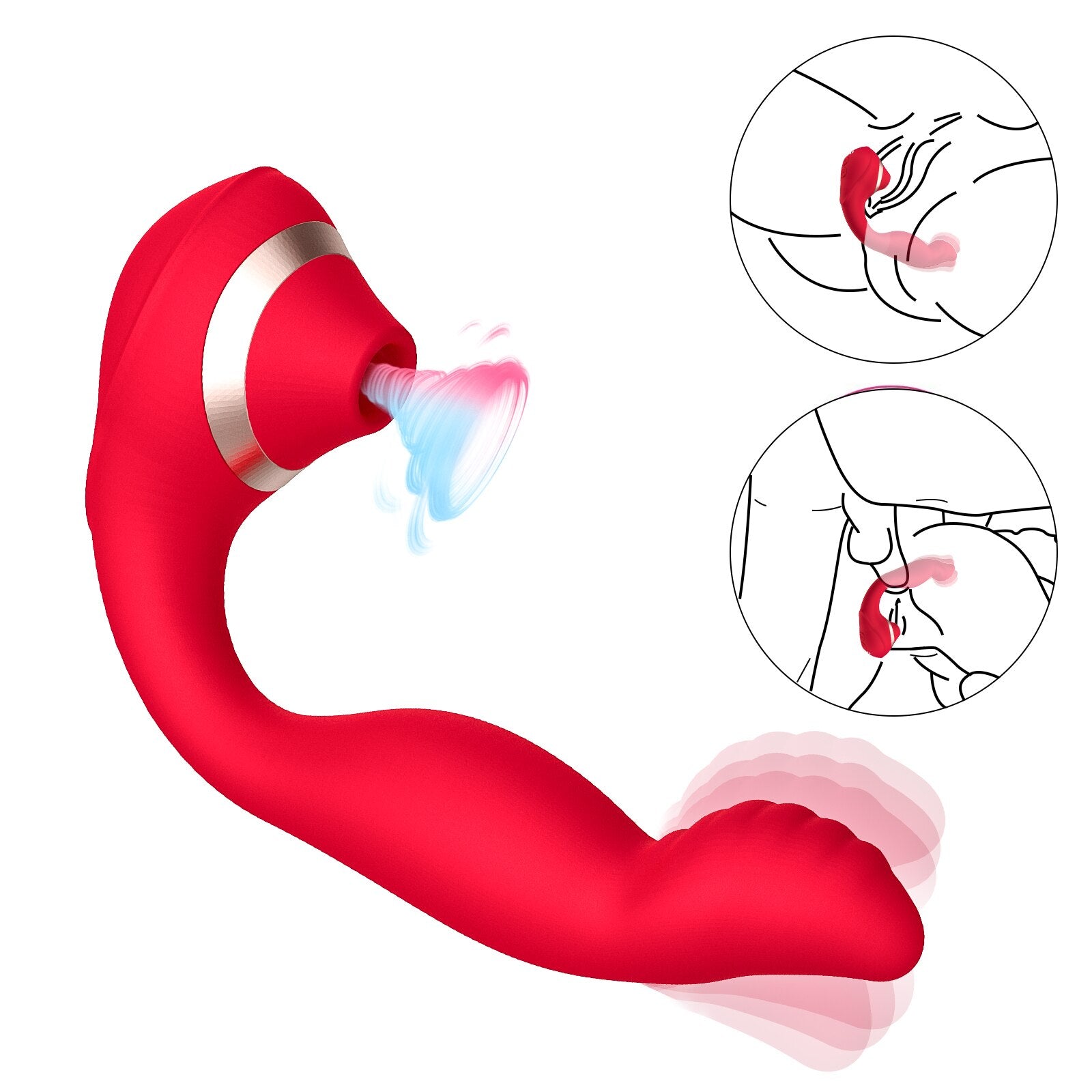10 Frequency Sucker Vibrator Blow Toy - Lusty Age