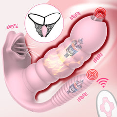 9 Modes Wearable Dildo Butterfly Vibrator - Lusty Age