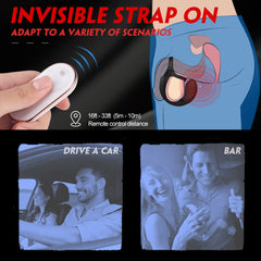 9 Mode Vibrating Penis Massager Ring Dildo Vibrator - Lusty Age