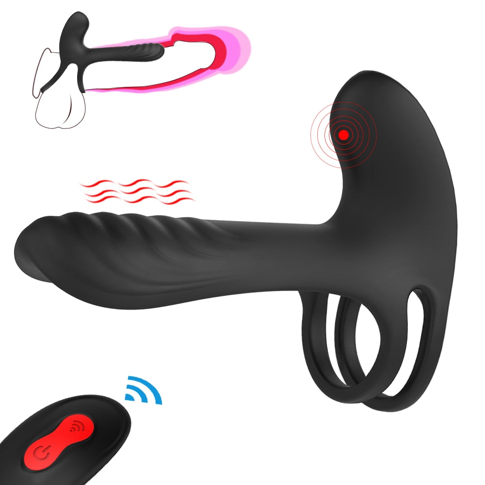 Elastic Delay Vibrating Cock Ring Stretchy Intense Clit Stimulation Vibrator - Lusty Age