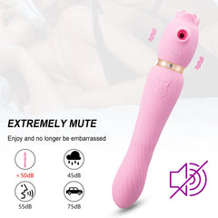 Clitoral Sucking Vibrator Tongue licking Wand Vibrator - Lusty Age