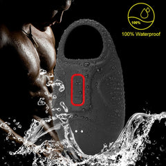 10 Modes Men Scrotum Massager Male Chastity Cage Testicle Bondage Vibrator - Lusty Age