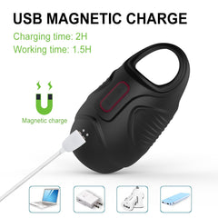 10 Modes Men Scrotum Massager Male Chastity Cage Testicle Bondage Vibrator - Lusty Age