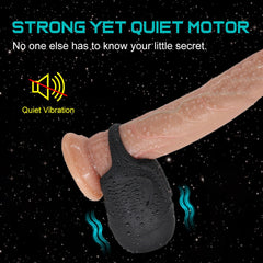 10 Modes Men Scrotum Massager Male Chastity Cage Testicle Bondage Vibrator - Lusty Age