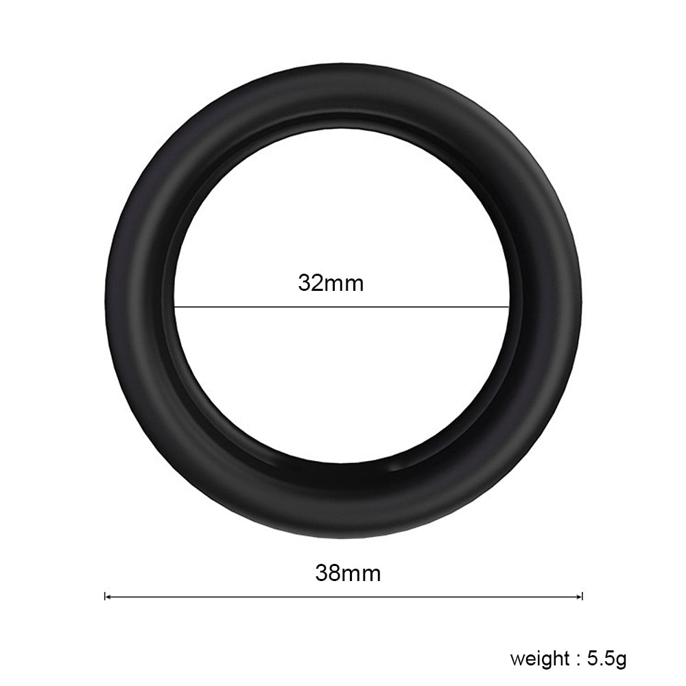 Silicone Dual Penis Ring - Lusty Age