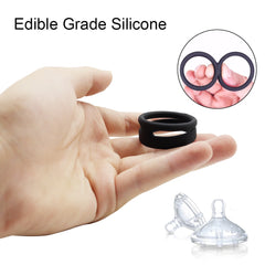Silicone Dual Penis Ring - Lusty Age