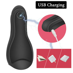 6 Modes Tongue Licking Glans Massager Men Masturbator - Lusty Age