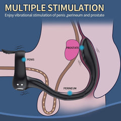Adjustable Penis Ring & Anal Vibrator