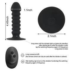 Wireless Remote control Anal Buttplug Vibrator