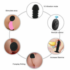 Wireless Remote control Anal Buttplug Vibrator