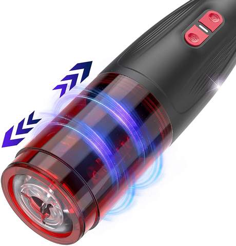2 In 1 3D Textured Vagina Hands Free Masturbator - Lusty Age